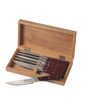 31STEAKS003 Grillkniv Steakhouse Wood Set