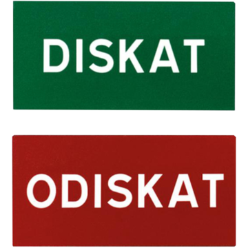 3124020 Magnetdekal Diskat/Odiskat