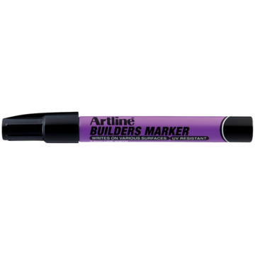 EKPRBDMBLACK Artline builders marker svart