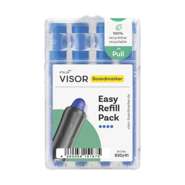 93041 Whiteboardpenna blå 4-pack