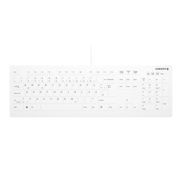 AKC8112U1WPN Active Key Flat Profile Hygiene Desktop Keyboard Sealed USB,