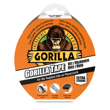 SEA24608 Tape Gorilla Vit 27m