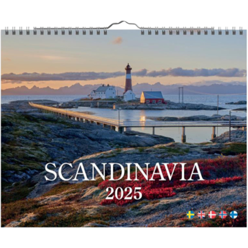 D1727 Vægkalender Scandinavia 2025