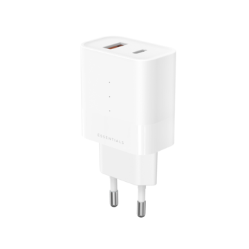 UA300E ËSSENTIALS 30W USB-A & USB-C Power Adapter