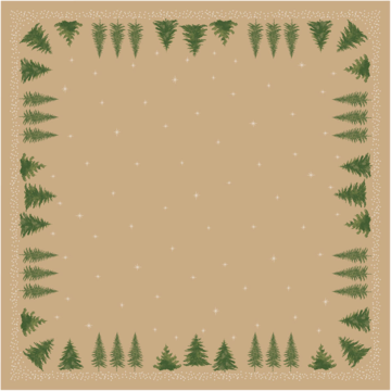 119208489 Tablecloth Humble Trees 84x84c