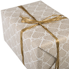 440187 Julpapper Hearty Guld