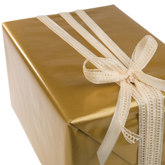 FP440209 Presentpapper Guld Blankt