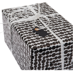 FP4400021 Presentpapper Pearls Svart