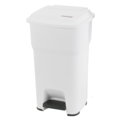 137689 Avfallsbeh. Med Pedal 60L Vit*