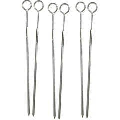 12891 Exxent Grillspyd 25cm 6stk