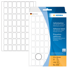 4008705023405 Etikett 12X18 Perm.Häftande