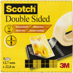 6651223 Dubbelhäftande Tejp Scotch 12mmx23m