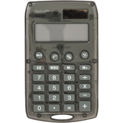 181500004 Miniräknare Starlet Rebell Grå