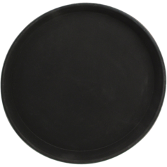 1081562 Serving Tray BBM Non-slip Black Ø35cm