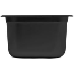 MX68272 Exxent GN 1/4-150 Black Plastic Container