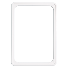 8312557 Skyltram A5 Plast Vit*