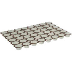 12018 Muffinsforme Ovale Novacart NTS1 48 forme/tråg 38x32mm