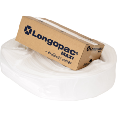 555301016 Sækcassette Longopac Maxi Perforeret Transparent 110m