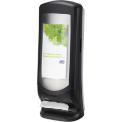 157272211 Servettdispenser Tork Xpressnap N4 Sort stående