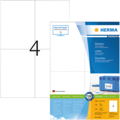 4008705046763 Etiket Herma 105x148mm Hv