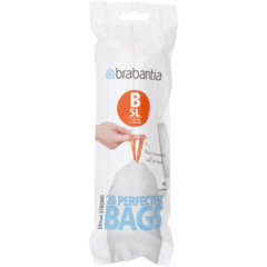 8710755311741 Brabantia B Orange Extra Strong Waste Bags 5L 20pcs/roll