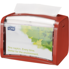 157272612-1 Borddispenser Tork Xpressnap N4 Rød