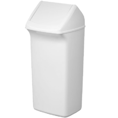 9798010 Durable Papperskorg med Vipplock 40L - Vit