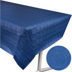 127158 Damask Table Roll Blue 1.2x8m
