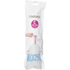 8710755245343 Brabantia C Purple Extra Strong Waste Bags 10-20L 20pcs/roll