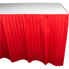 14105 DUKSKJØRT PREMIUM RØD 72CMX4M