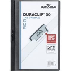 220001 KLEMMEMAPPE A4 3MM SORT