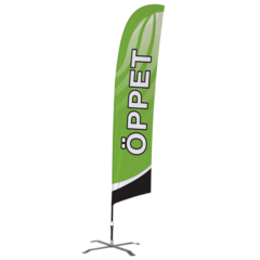 7604801 Öppet Flagg Beach 230cm