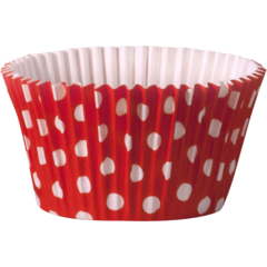 603499 Bagform Como Prikket Rød 50x40mm