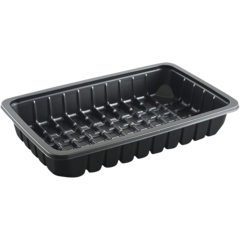 26116242 Tråg Faerch Sort PP 81-43S 262x161x43mm