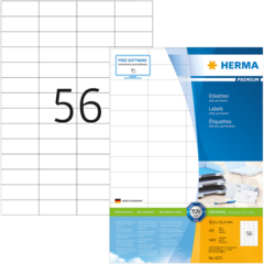 4008705042734 Etikett Herma 52,5x21,2mm Vit