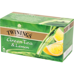 249216 Te Twinings Grönt Te & Citron 25 kpl -teepakkaus