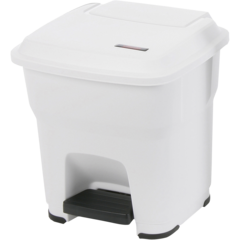 137683 Avfallsbeh. M/Pedal 35L Hvit*