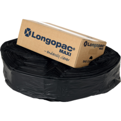 555301035 Sækcassette Longopac Maxi Standard Sort 100m