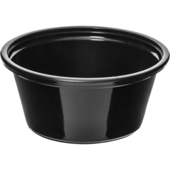 87103B Dressingbägare PP Svart 90ml