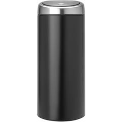 378744 Touch Bin Matt Svart 30L
