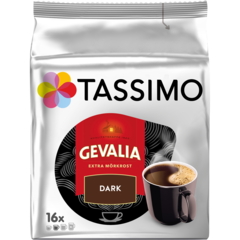 627301 Kaffekapsler Gevalia Tassimo Mørkristet 144g