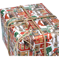 FP4404907 Julpapper Jul i staden