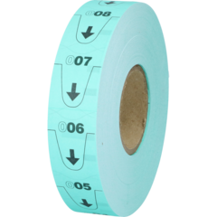 39649110 Nummerlapp till D900 Grön 32mm