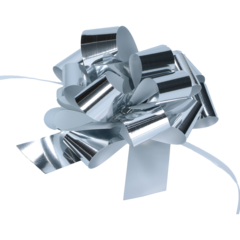 3200320 Drageroset Metallic Sølv 90mm