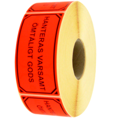 5018328310324 ETIKETT "HANTERA VARSAMT…"