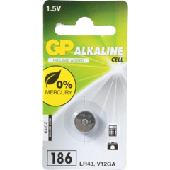 102003 KNAPBATTERI GP LR43 1,5V