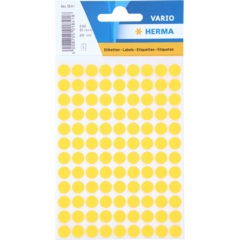 4008705018418 Etiket Farveprik Gul 8mm