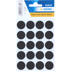 4008705018791 Etiket Farveprik Sort 19mm