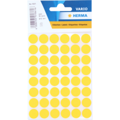 31861 ETIKETT FARGEPUNKT GUL 12MM