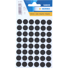 31869 Etiket Sort 12 mm 240/If